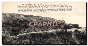 Old Postcard Verdun Fort de Vaux Party South West Army