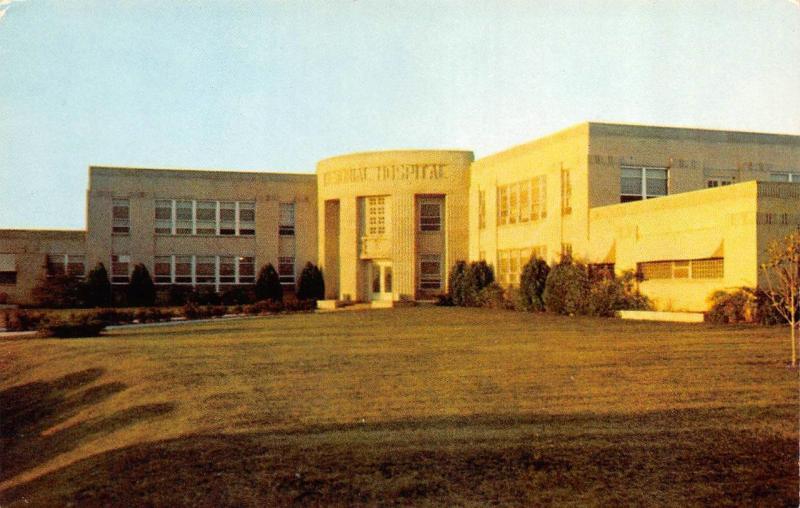 CLEBURNE, TX Texas     MEMORIAL HOSPITAL    Johnson County    Chrome Postcard