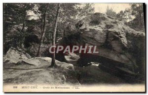 Old Postcard Mont ussy Cave Montussiennes