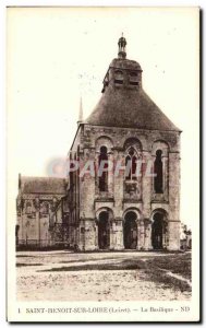 Old Postcard Saint-Benoît-sur-Loire The Basilica