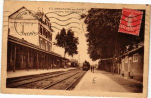 CPA AK VILLEFRANCHE-sur-SAONE - La Gare vue interieure (211244)