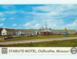 Unused Pre-1980 STARLITE MOTEL Chillicothe Missouri MO u2799@