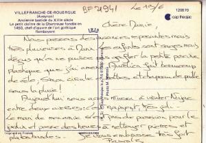 BF21941 villefranche de rouergue aveyron  france  front/back image