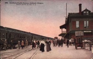 Ashland Oregon OR Train Station Depot c1910s Postcard