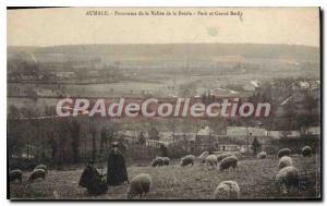 Old Postcard Aumale Panorama De La Vallee De La Bresle Small And Large Bailly