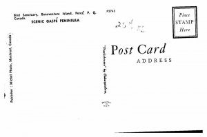 Postcard NATURE SCENE Perce Quebec QC AU1844