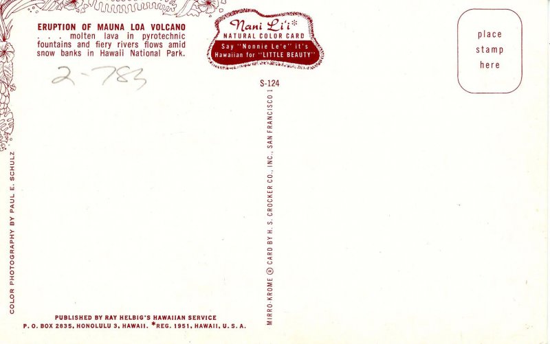 HI - Mauna Loa Volcano