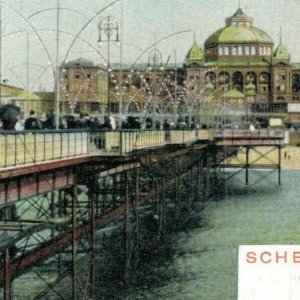 Netherlands Scheveningen Wandelhoofd Vintage Postcard 07.64