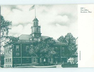 Pre-1907 POST OFFICE SCENE Brockton Massachusetts MA AF1248