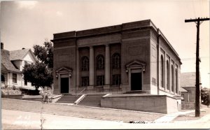 Real Photo Postcard Memorial Presbyterian Church in Marysville, Kansas~135948