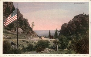 Colorado Springs Colorado CO Crystal Park Detroit Pub c1910 Vintage Postcard