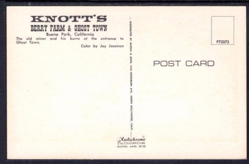 Old Miner,Knott's Berry Farm,Buena Park,CA