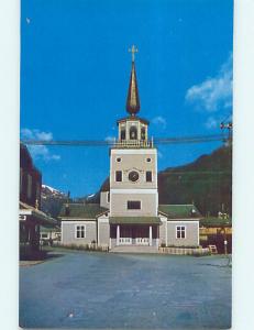 Unused Pre-1980 CHURCH SCENE Sitka Alaska AK L4108