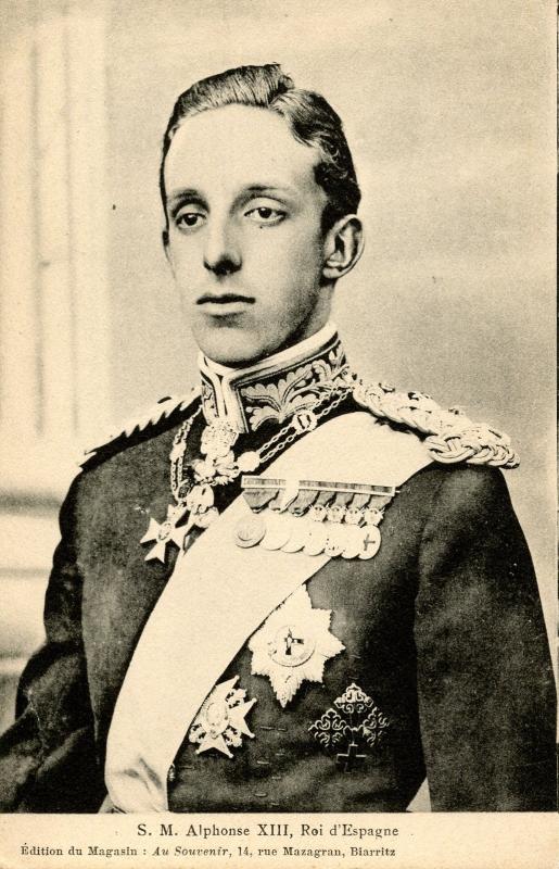 Spanish Royalty - King Alphonse XIII of Spain