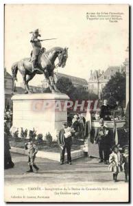 Vannes Old Postcard Inauguration of the statue of connetable Richemont (22 Oc...