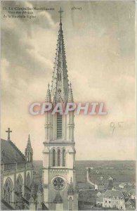 Old Postcard La Chapelle Montlignon arrows A New Church