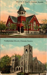 First M E Church,Presbyterian Church,Chanute,KS BIN