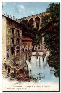 Bellegarde Old Postcard gorges and waterfalls Valseiue