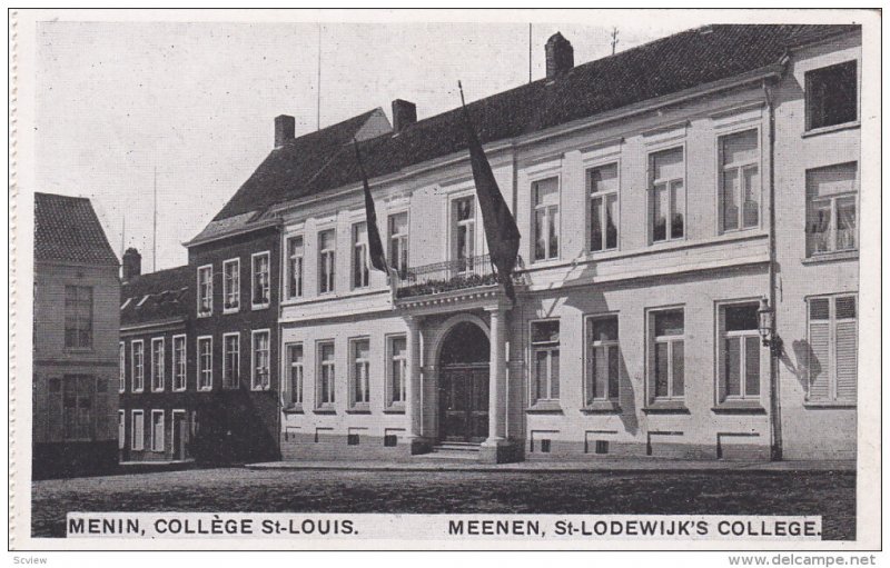 MENIN (West Flanders), Belgium, 1910-1920s; College St. Louis