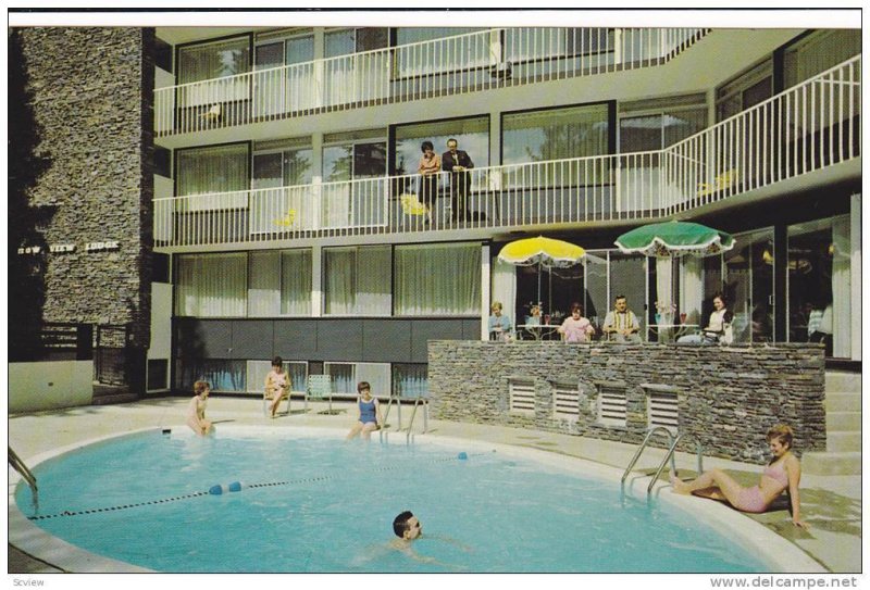 Swimming Pool, Bow View Motor Lodge, Banff, Alberta,   Canada,  40-60s