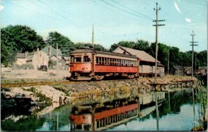 Vintage Railroad Train Locomotive Postcard - Toronto Canada Railway