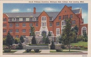 Sarah Williams Dormitory Michigan State College East Lansing Michigan