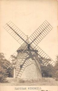 Eastham Massachusetts Windmill Real Photo Antique Postcard K106710