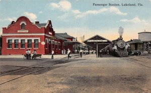 Lakeland Florida Passenger Train Station Depot Vintage Postcard AA65986