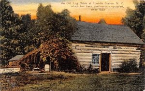 Old Log Cabin Franklin, New York  