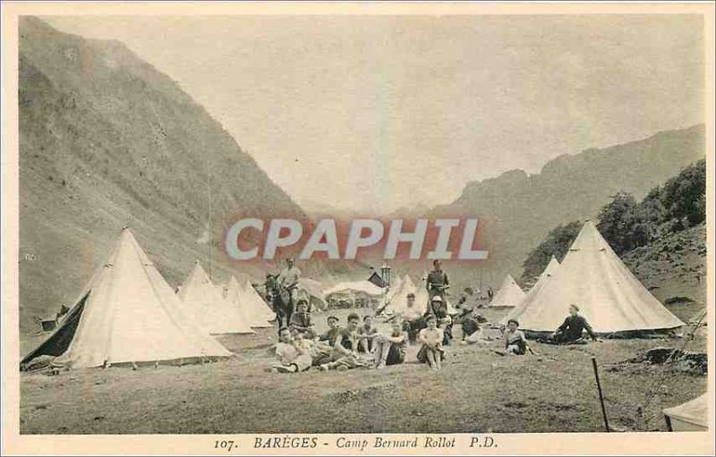 Old Postcard Bareges Bernard Camp Rollot Camoing