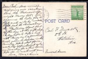 Andy Gump Statue,Sidney Smith Estate,Lake Geneva,WI BIN