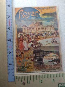 Postcard Chemin de fer de l'État, Royan, France