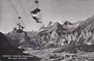 Switzerland Sesselbahn Kandersteg-Oeschinensee Blick Gegen Kandersteg Real Photo