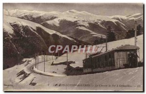 Luchon Superbagneres Old Postcard The railway Racks