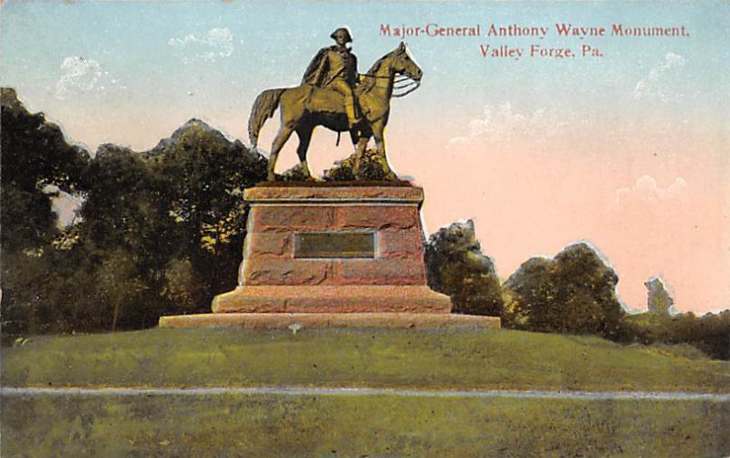 Major-General Anthony Wayne Monument  Valley Forge, Pennsylvania PA