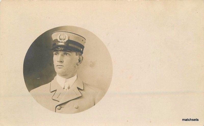 C-1910 Frame Like Military RFD #3 Uniform RPPC Real Photo postcard 2335