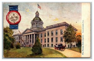 Vintage 1910's Tuck's Postcard Florida State Capital & State Seal Tallahassee FL