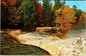 Postcard WATER SCENE Paradise Michigan MI AL5216