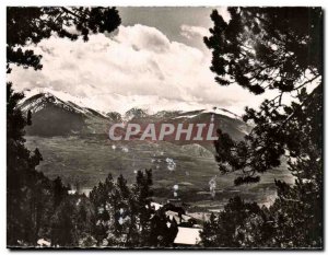 Font Romeu Old Postcard The chain of Pyrenees