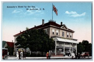 St. Andrews New Brunswick Canada Postcard Kennedy's Hotel By The Sea c1910