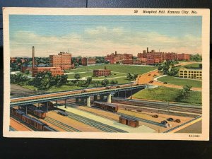 Vintage Postcard 1938 Hospital Hill, Kansas City, Missouri (MO)