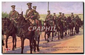 Old Postcard Army Cavalry War In English