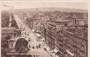 Scotland Edinburgh Princes Street Looking West