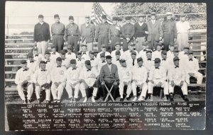 Mint USA Real Picture Postcard Softball Team Club St Petersburg FL 1957