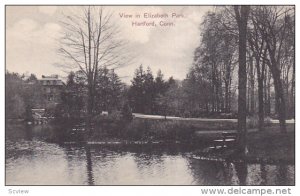 View In Elizabeth Park, HARTFORD, Connecticut, 1900-1910s