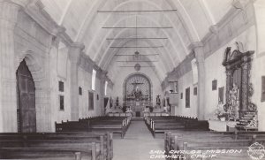 California Carmel San Carlos Mission Interior Real Photo