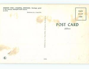 Pre-1980 GOLF COURSE Kalispell Montana MT ho6776