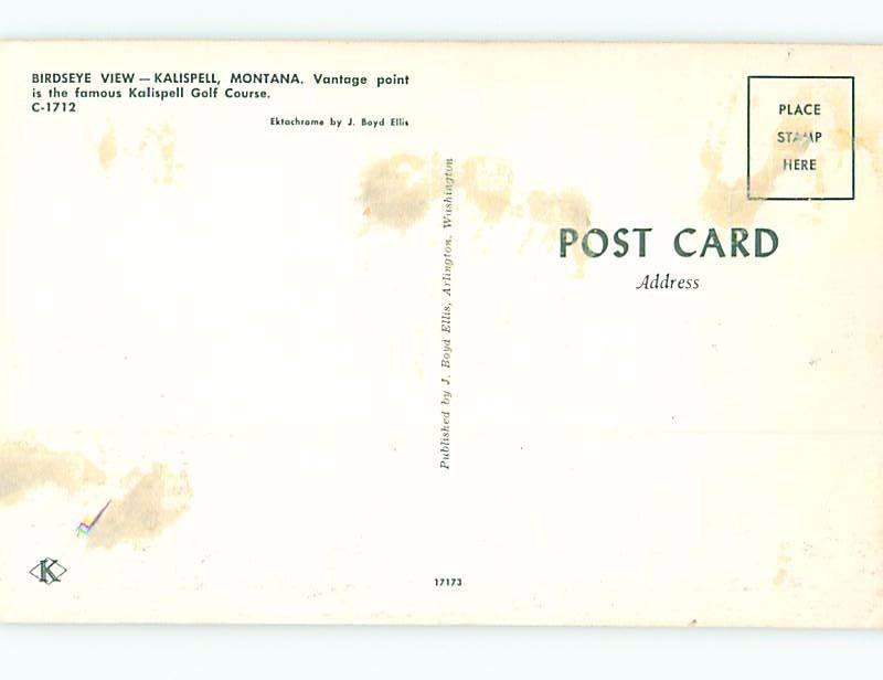 Pre-1980 GOLF COURSE Kalispell Montana MT ho6776