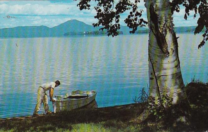 Vermont Beautiful Lake Memphremagog