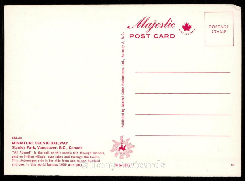 Stanley Park - Miniature Scenic Railway